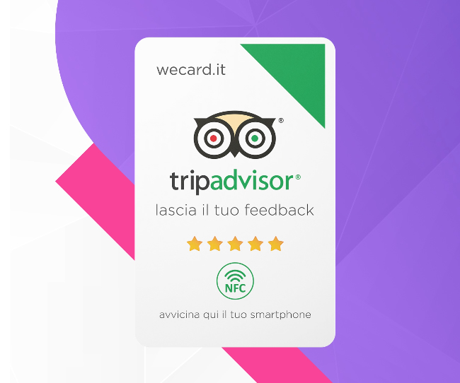 Scheda NFC Tripadvisor - Aumenta le tue recensioni