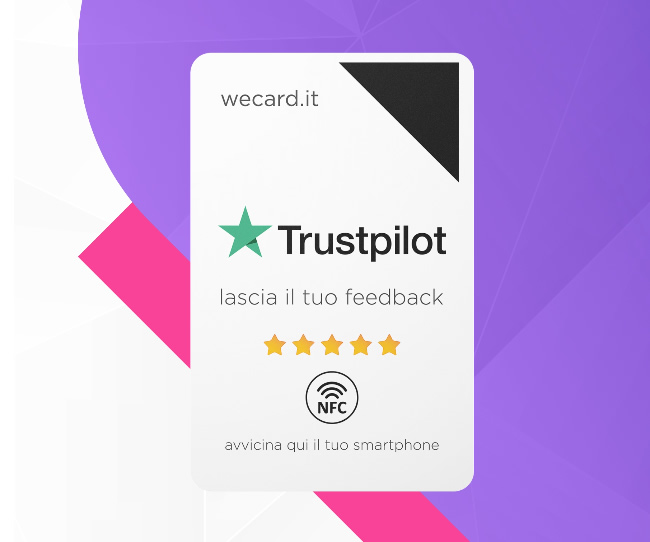 Scheda NFC Trustpilot - Aumenta le tue recensioni